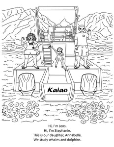 A Day in the Life of a Researcher - Pacific Whale Foundation Educational Coloring Book