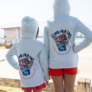 Youth Shaka UPF 50 Long Sleeve Hoodie Sunshirt