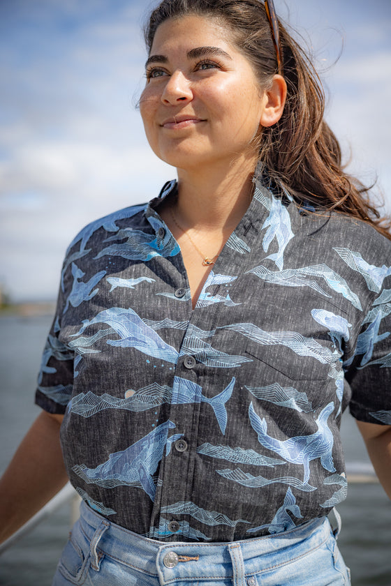 Kahala x Pacific Whale Foundation Aloha Shirt Womens