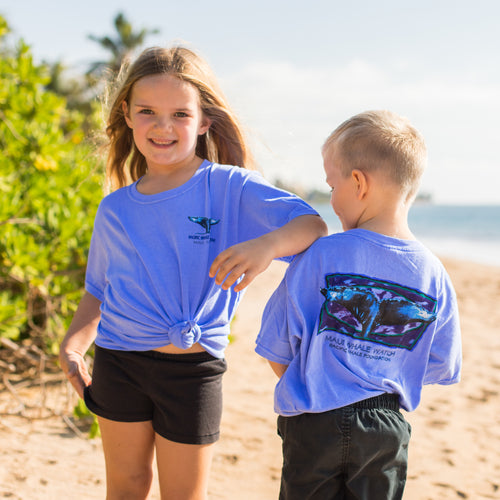 Square Whale Tail Short Sleeve Youth T-Shirt